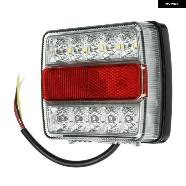 2ピース 12V リア LED 潜水式トレーラー テールライト キット ボートマーカー トラック 防水_4