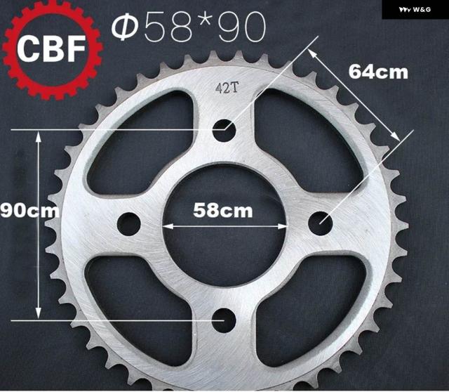 ホンダ CBR125 R-BCDEFGH CB125 F GLR125 38-40-42-48 オートバイ リア スプロケット 428 チェーン バックギア スプロケット