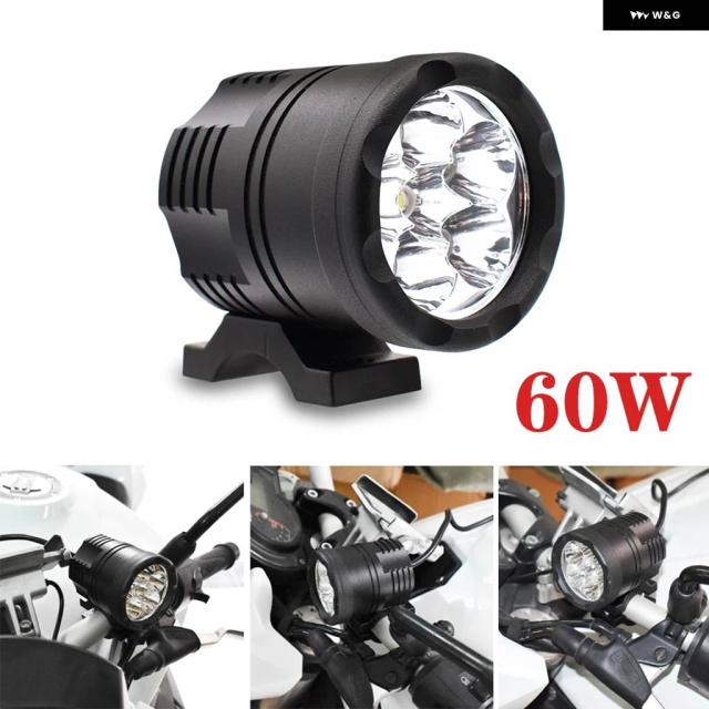 ホンダ CBR900RR XADV 750 CBR250R VFR 1200 RC51 60W バイク LED ライト 9-48V 補助 ヘッドライト 駆動 DRL フォグランプ 4000LM