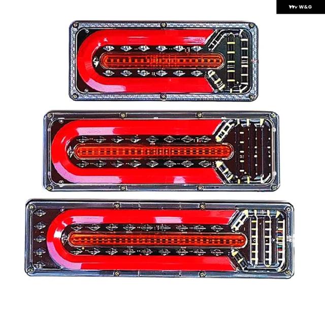 224V 防水 LED リアテールストップリバース インジケーター ライト トラック キャラバンバンランプブレーキバック交通 フォグランプ