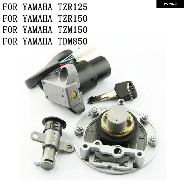 バイク ヤマハ TZM150 TZR125 TZR150 TDM850 TZR 125 150 TDM 850 バイク イグニッション スイッチ 燃料 タンクキャップ キット