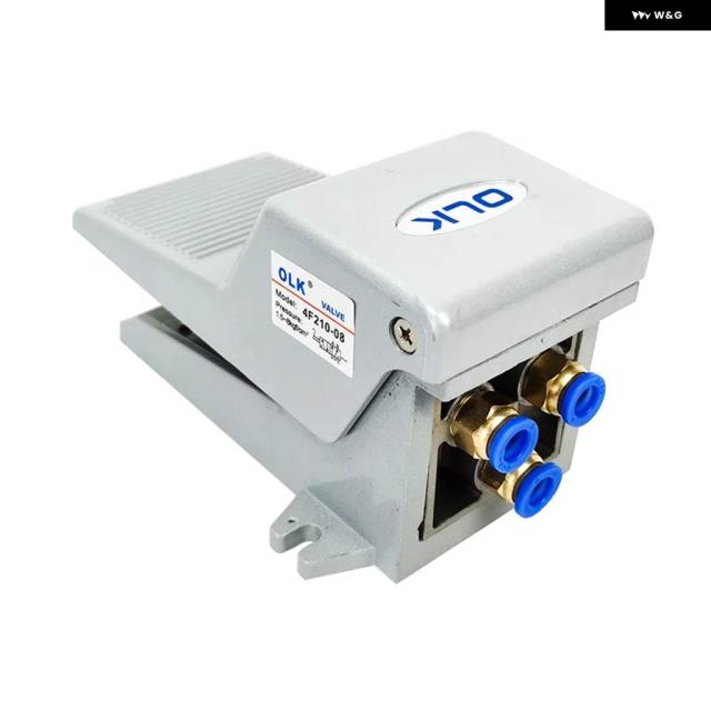 4F210-08 2ポジション5ウェイ瞬間エア工具フット エア圧 ペダル バルブ SWITCH4F210-08Lロックペダル バルブ 付き