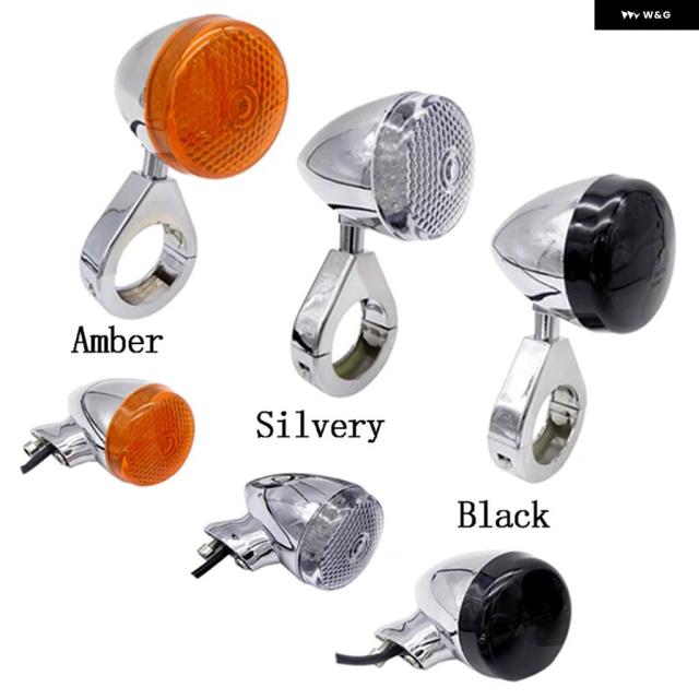 2枚PAIR 39MM/41MM 自動二輪車 バレット 向こう正面後押し LED ウィンカー 表示計器 照明ランプ マウント 鉤括弧 民族音楽 クランプ付き添い人 ハーレー
