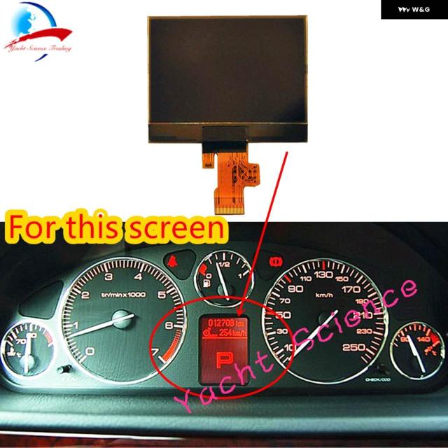インストルメント クラス ター交換用 車用LCDスクリーンモニター プジョー 407 407SWクーペ VDO ダッシュボード クラス ター ディスプレイ A2C53119649 9,418円