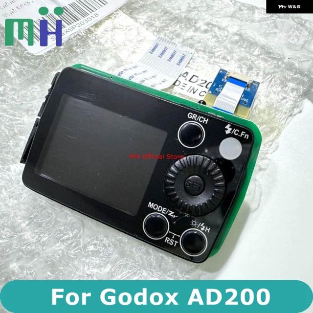 GODOX AD200 背面 制御 ASSY メインボードLCDスクリーン ボタン ラバーフラッシュパーツ