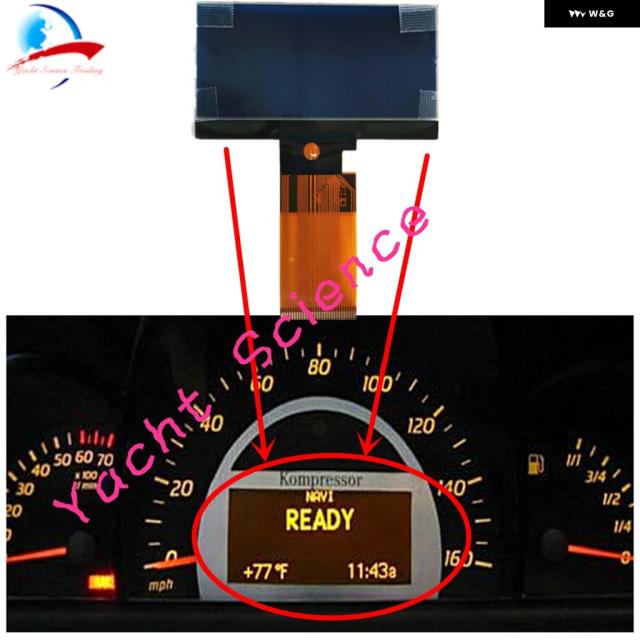 VDO ダッシュボード スクリーン ディスプレイ 計器 クラス ターLCD メルセデス ベンツ W203 C クラス C200 C230 C300 C3502000-2007 ディスプレイ