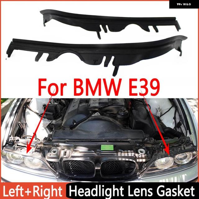 オート ヘッドライト レンズ ガスケット ゴムシール 左右 RH BMW E39 5シリーズ 1999-2003 63126908405 63126908406