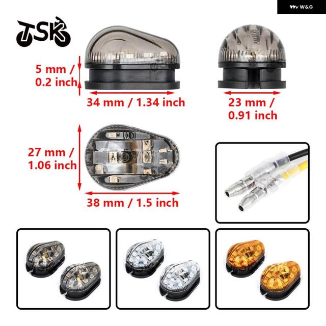LED ウィンカーライト ヤマハ FZ10 FZ09 FZ07 FZ03 FZ25 FJ-09 XSR 700 900 バイク インジケーター ランプ ミニ