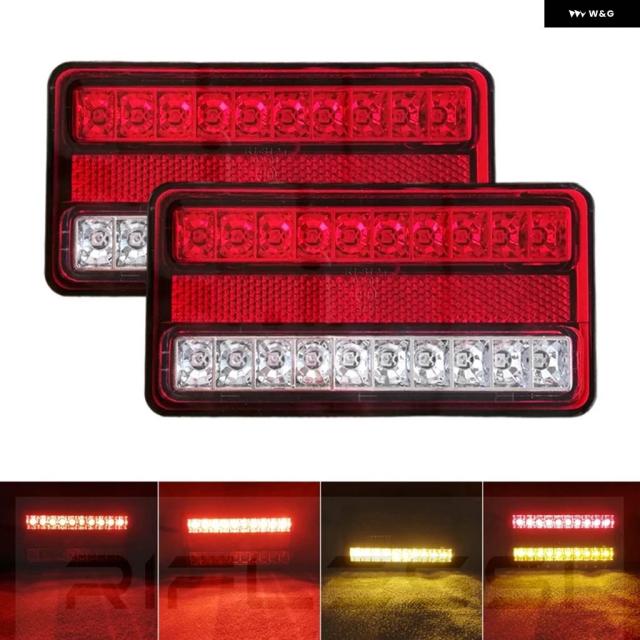 12Vトレーラー テールライト 貨物灯 LED トラック リアライトRVバンリア ヘッドライト 位置ブレーキ ウィンカーランプ