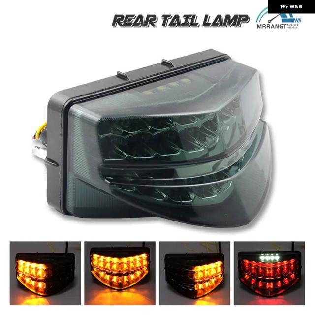 ホンダ CBR600F4I CBR 600 F4I 2001年2002年2003年モデルクローム リア テールライト ブレーキウィンカー統合 LED ライト
