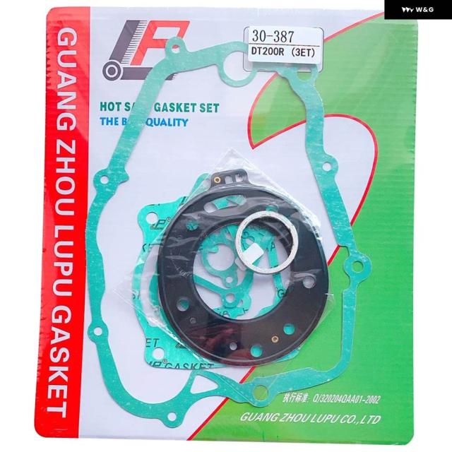 オートバイ エンジン クランクケース CACSカバー シリンダー ヘッドガスケットセット ヤマハ DT200 DT200R 3ET WR200RD
