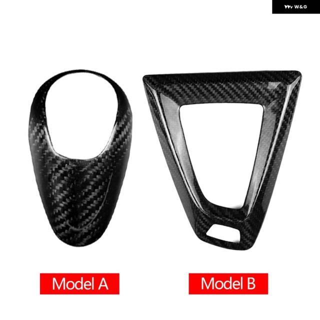 カーボンブラックセンター コンソール ギア シフト ノブ トリム カバー BMW M2 F87 M3 F80 M4 F82 M5 F83 F10 F85 X5M F86 X6M F12