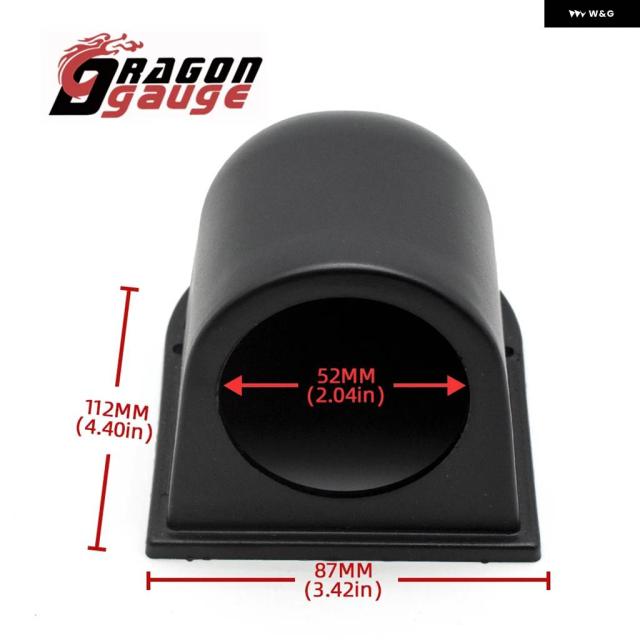 ドラゴンゲージ 52MM タコメーター 電圧ブースト 水温 オイル温度 オイルプレス ETG ゲージ LED デジタル表示 ゲージ 7色_14