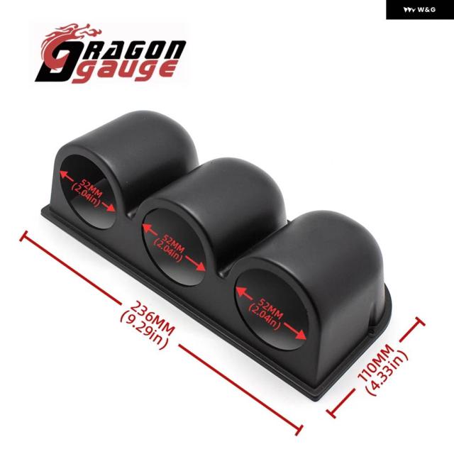 ドラゴンゲージ 52MM タコメーター 電圧ブースト 水温 オイル温度 オイルプレス ETG ゲージ LED デジタル表示 ゲージ 7色_16