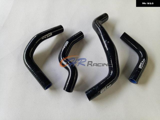 シリコン ラジエーター ホース スズキ DRZ400E DRZ 400E 2002-2007 K2/K3/K4 ブラック
