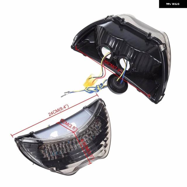 スモーク LED テールブレーキ ウィンカーライト ホンダ CBR600 F4 F4I 1999-2006_4