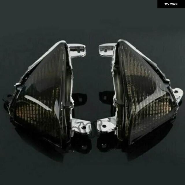 オートバイ スモーククリア ウインカーライト インジケーター レンズ カワサキ ZX14R ZX-14 ZZR1400 2006-2011 ZG1400 GTR1400 2008-2011