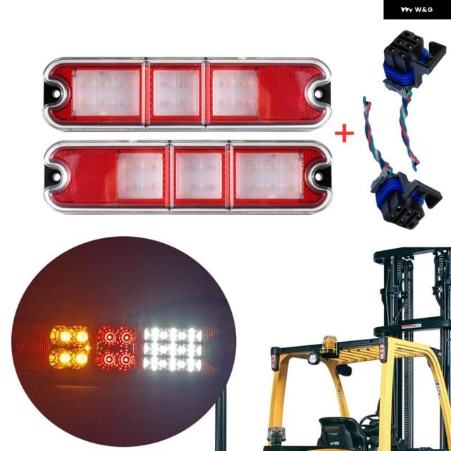 1PAIR 10-80V IP65 LED フォーク リフト テールライト リアストップライト リバースライト リンデハスター フォーク リフト部品ハングチャ