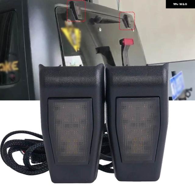 ジープ ラングラー JK 2007-2017 車 テールライト テールガラスヒンジランプハイブレーキテールゲート LED 第3リアランニングランプ