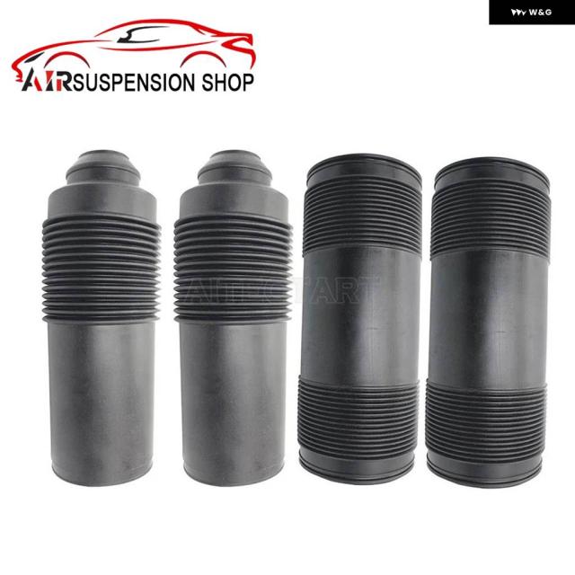 メルセデス R230 SL550 SL600 SL63 AMG フロント+リア ABC 油圧 ショック アブソーバー ダストカバー ブーツ 4個 A2303204513 A2303200513