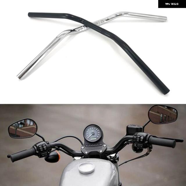 1インチ 25MM バイク ハンドルバー レトロ バイク ステアリングホイール XL883 XL1200 X 48 ダイナ ソフテイル チョッパー スポーツスター クルーザー