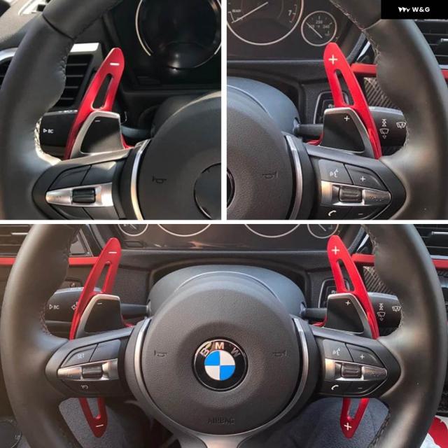 パドル シフト BMW 5/6/7 GC GT F06 F07 F10 F11 F12 F13 F02 F04 グランクーペ ツーリスモ カー ステアリングホイール エクステンド ステッカー_4