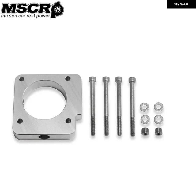 スロットル上半身 スペーサー スバル WRX 06-14/STI 04-15 しろがね色-YX02891