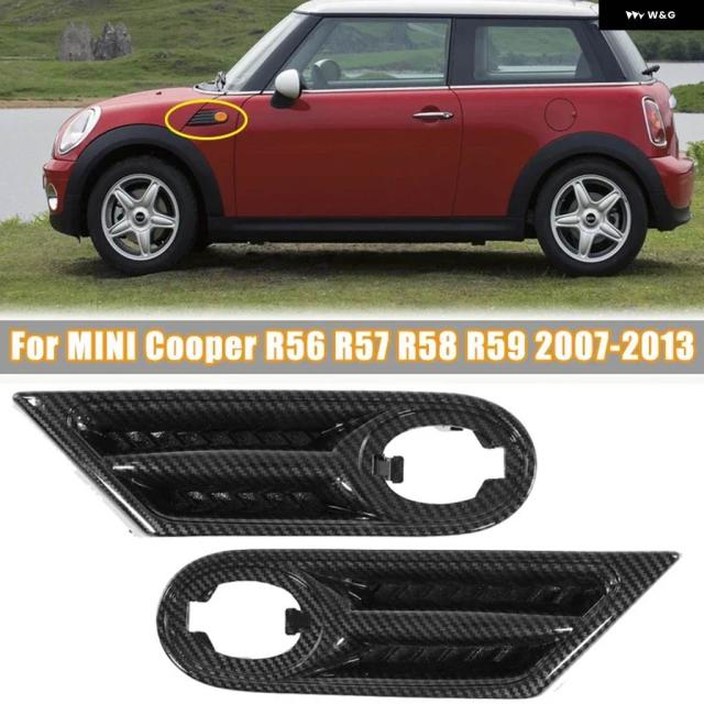 LED サイドフェンダー マーカーライト ハウジング カバー LED バルブ BMW MINI COOPER R56 R57 R58 R59 2007-2013 63137260202 63137260201