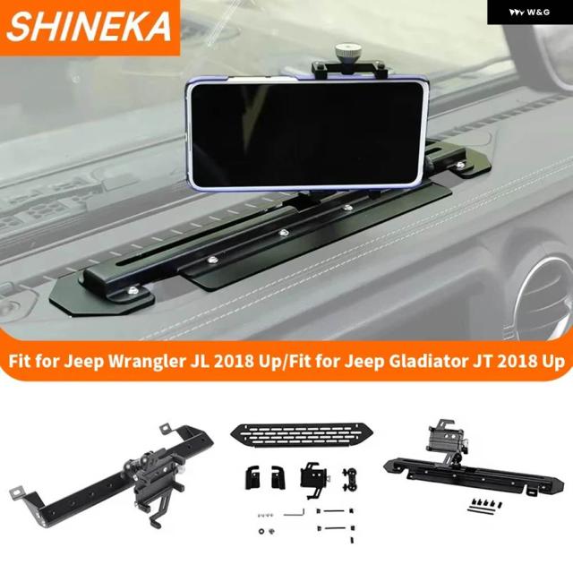 カーセンター コントロール ホルダー GPS ス タンドラ ック ジープ ラングラー JL グラディエーター JT 2018 - 23 年以降