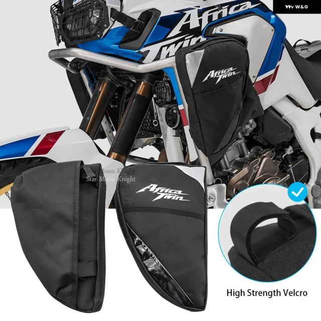 モト サドルバッグ フレーム クラッシュ バー 防水 バッグ バンパー 配置バッグ ホンダ CRF1000L アフリカツイン CRF 1000 L アドベンチャースポーツ