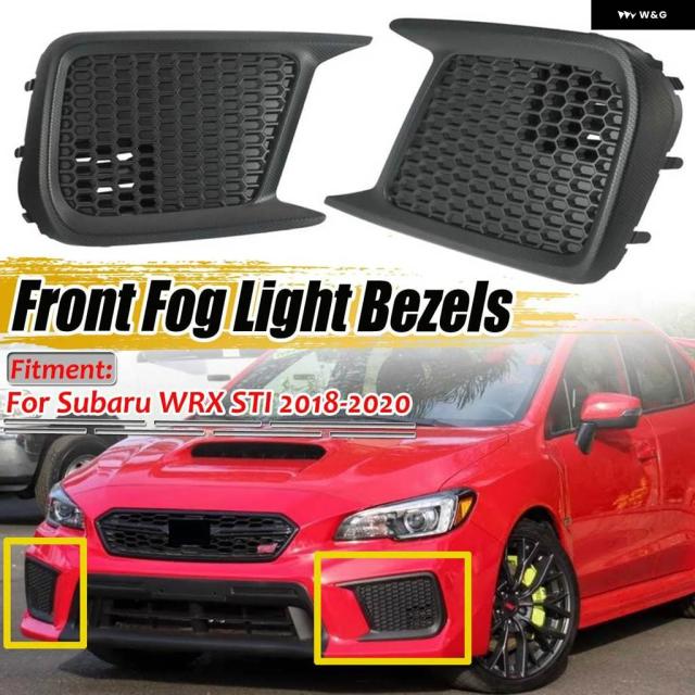 フロント フォグライト グリル カバー トリム ベゼル スバル WRX STI 2018 2019 2020 57731VA400 57731VA410