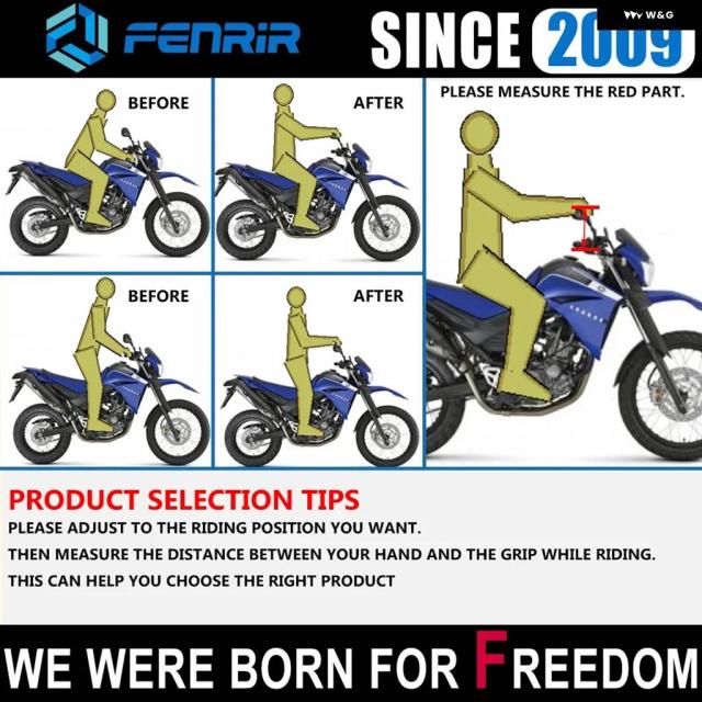 22MM 28MM バイク ハンドルバー ライザー ヤマハ MT125 MT25 MT03 MT09 FZ09 スーパーテネレ XJ6 WR450 WR250 TRACER900 YZ450 VMAX FZ6_2