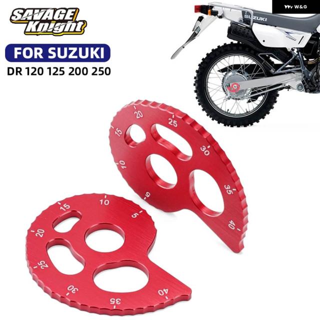 DR チェーン アジャスター レギュレーター バイク スペアパーツ スズキ DR 120SM 125SE 200S 200SE 250 DJEBEL 250R テンショナー