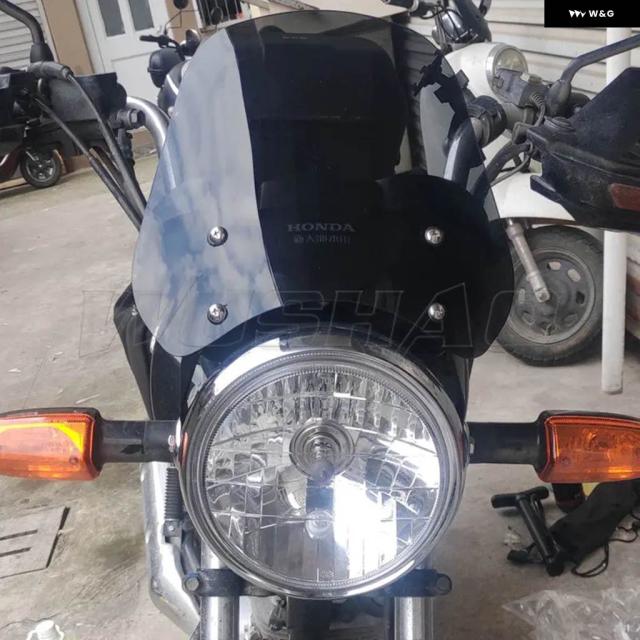 1992 - 2020 ホンダ CB1300 CB400 CB400SF スーパーフォア CB1100EX CB1100RS ウインドシールド スクリーン ブラケット ヘッドライト マウント