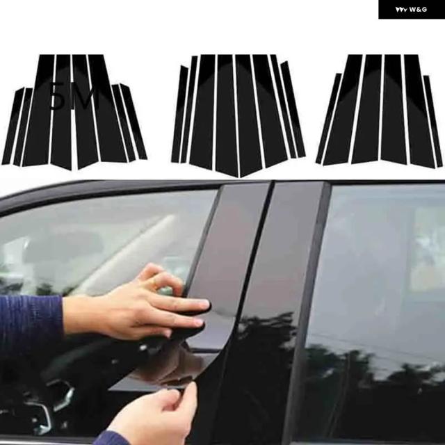ミラー カーウィンドウピラー ステッカー トリム BMW E46 E90 E91 E92 E93 E60 F10 F01 F02 F07 F30 X7 X2