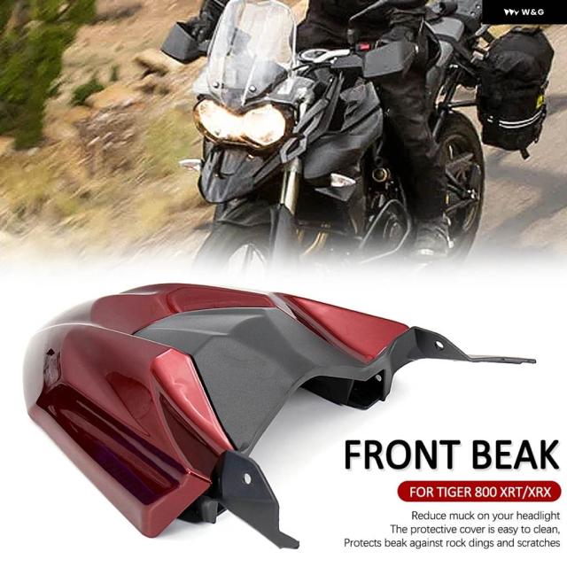 TIGER TIGER 800 XC 2013 XRT XRX 2015 - 19 フロントビーク バイク ホイールフェンダーノーズ カバー