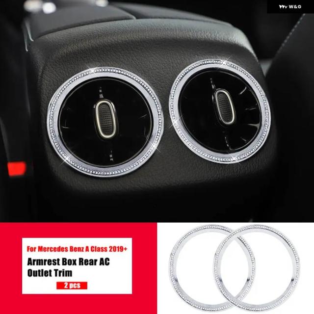 メルセデス ベンツ A クラス W177 2018 - 21 A180 A200 A220 A250 A35 AMG センター コンソール トリム ダイヤモンドカバー クリスタル ステッカー_12