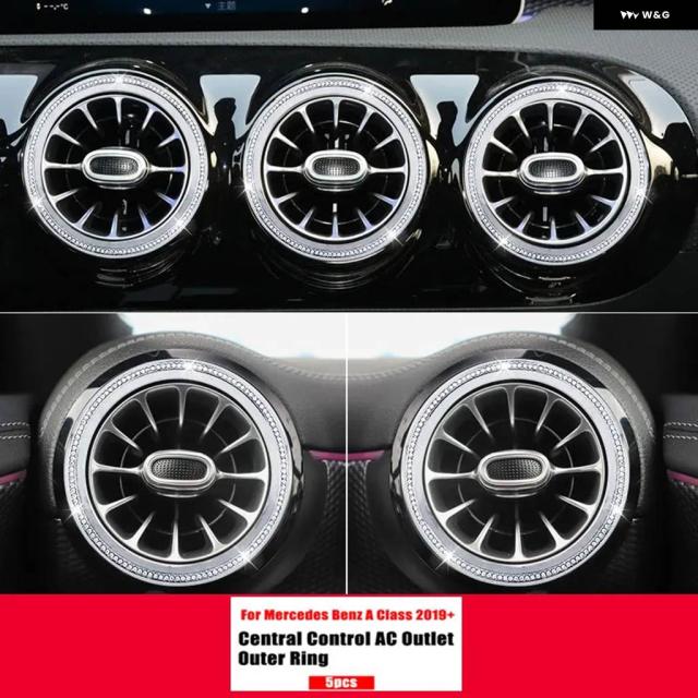 メルセデス ベンツ A クラス W177 2018 - 21 A180 A200 A220 A250 A35 AMG センター コンソール トリム ダイヤモンドカバー クリスタル ステッカー_13