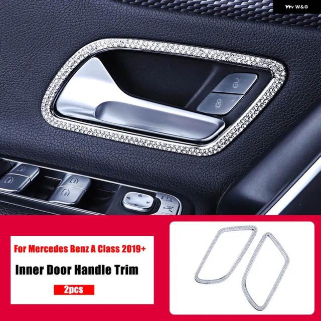 メルセデス ベンツ A クラス W177 2018 - 21 A180 A200 A220 A250 A35 AMG センター コンソール トリム ダイヤモンドカバー クリスタル ステッカー_14