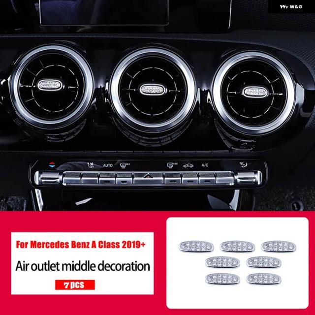 メルセデス ベンツ A クラス W177 2018 - 21 A180 A200 A220 A250 A35 AMG センター コンソール トリム ダイヤモンドカバー クリスタル ステッカー_16