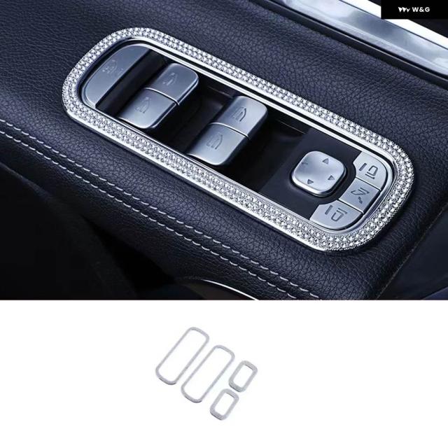 メルセデス ベンツ A クラス W177 2018 - 21 A180 A200 A220 A250 A35 AMG センター コンソール トリム ダイヤモンドカバー クリスタル ステッカー_17