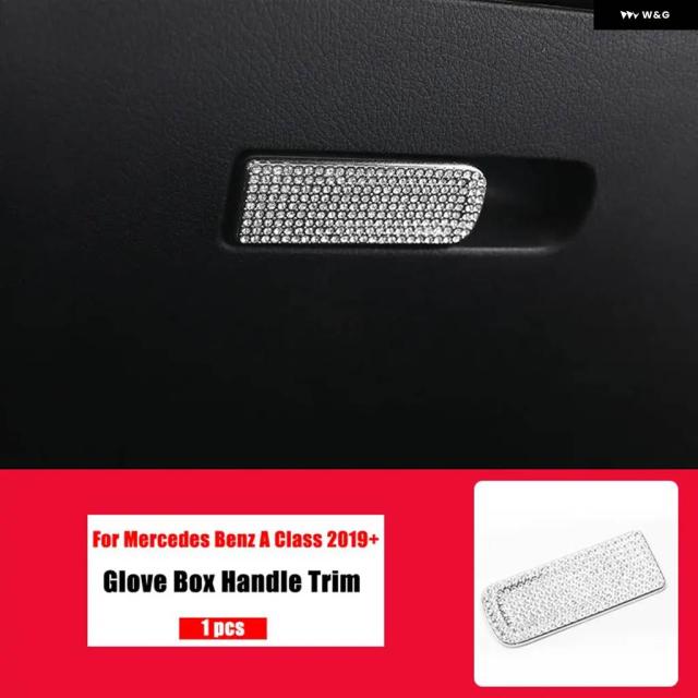 メルセデス ベンツ A クラス W177 2018 - 21 A180 A200 A220 A250 A35 AMG センター コンソール トリム ダイヤモンドカバー クリスタル ステッカー_18