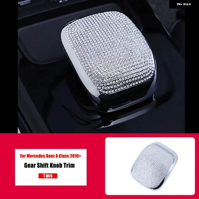 メルセデス ベンツ A クラス W177 2018 - 21 A180 A200 A220 A250 A35 AMG センター コンソール トリム ダイヤモンドカバー クリスタル ステッカー_4