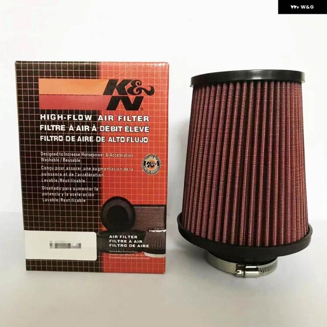 セール 76MM/3インチ カーKNパフォーマンス コールドエア フィルター トールラウンドテーパードインテークインダクションキット エレメント