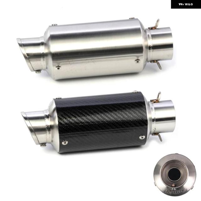 バイク 用エキゾースト パイプ スリップオン 51MM カーボン マフラー エスケープ モト Eマーク ホンダ CBR650R GSR600 Z900 R15