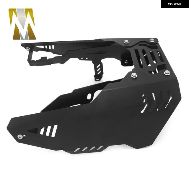 エンジン シャーシガード ヤマハ MT07 XSR700 2018 2019 2020 バイク エンジン ベーススキッドプレートカバー_6