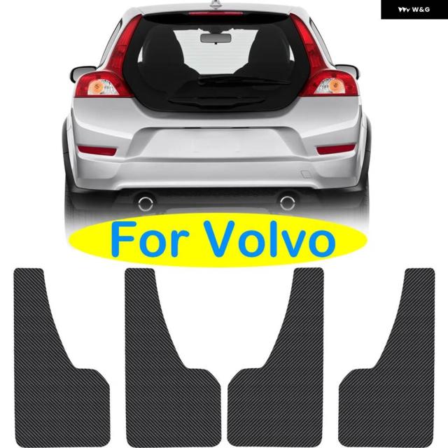 カーボン カーフェンダー フロント リアセット マッド フラップ ボルボ XC90 S60 XC60 V40 S90 V50 V60 S40 V70 V90 XC70 C30 C70 XC40