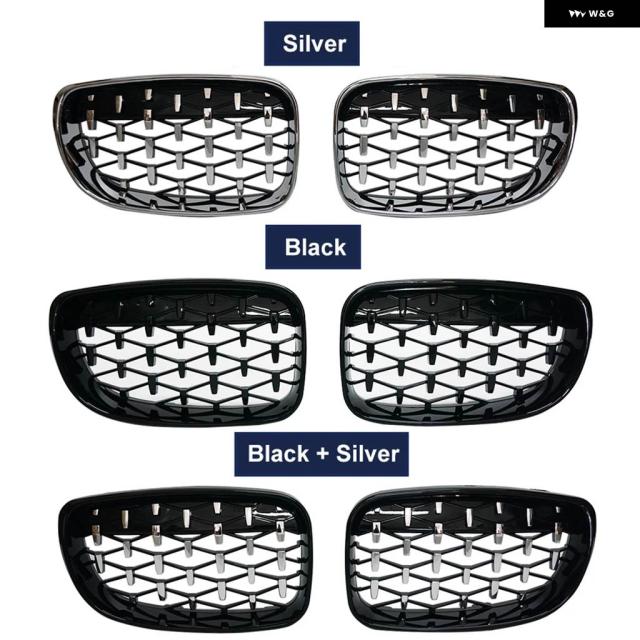 1ペア フロント バンパー グリル キドニー交換 グリル BMW 1 E81 E87 E82 E88 128I 130I 135I 選択済み 07-11_1