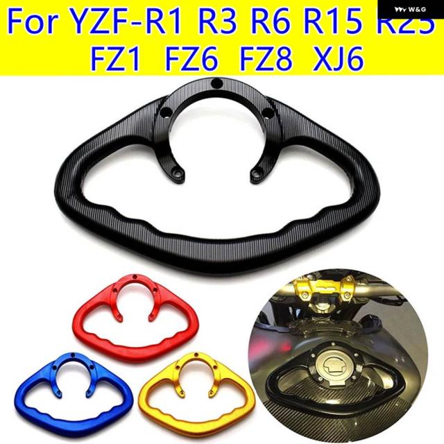 ヤマハ R3 R6 R15 R25 FZ1 FZ6 FZ8 XJ6 バイク 燃料タンク ブラケット リアパッセンジャーハンド グリップ 燃料タンク アームレスト ハンドル