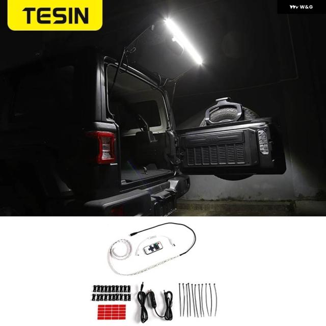 テールゲートライト トランク ライト リアテールランプ LEDランプ ジープ ラングラー TJ JK JL 1997-2022 車内_5